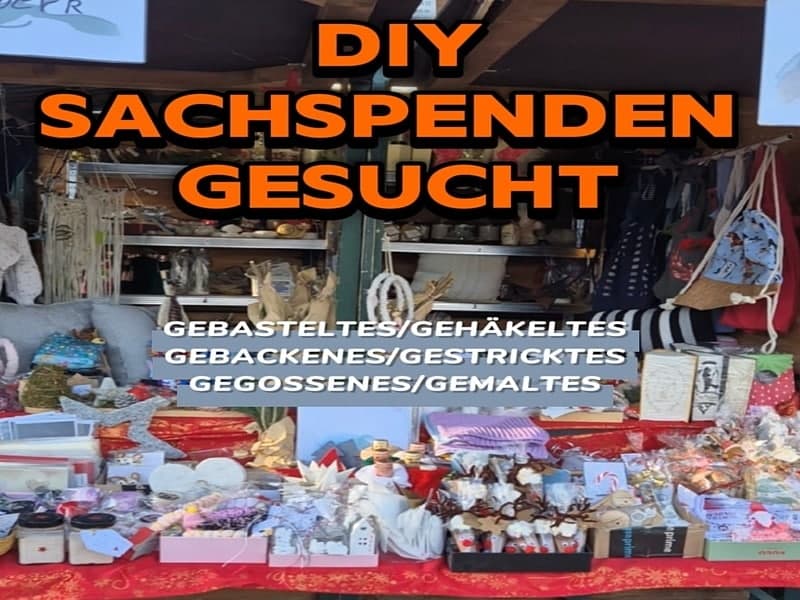 der tierische Hüttenzauber wirft seine Schatten voraus - DIY-Sachspenden gesucht