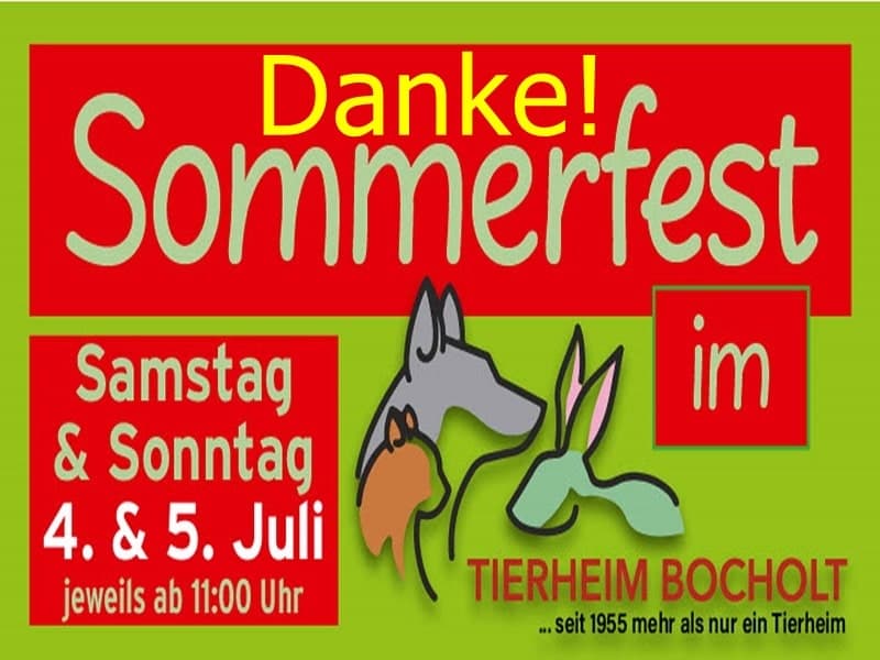 Herzlichen Dank an alle Beteiligten unseres Sommerfestes!