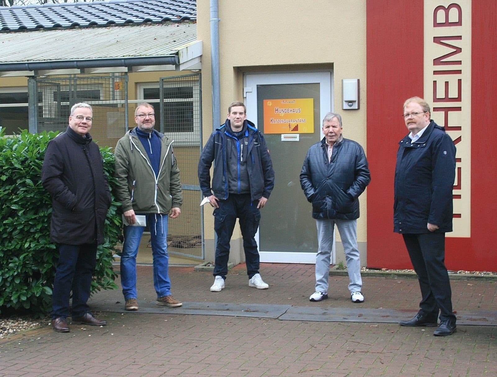 Freudiger Besuch im Tierheim