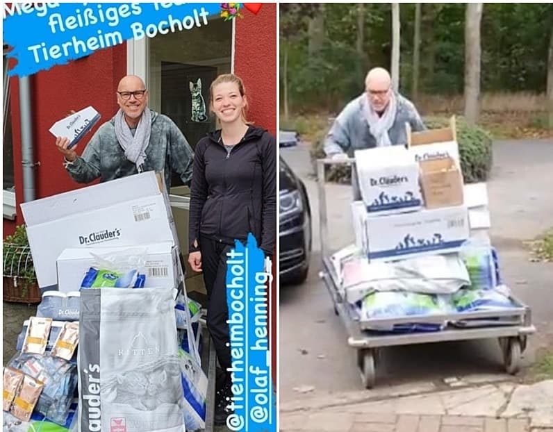 Tolle Spende von Olaf Henning und Dr. Clauders