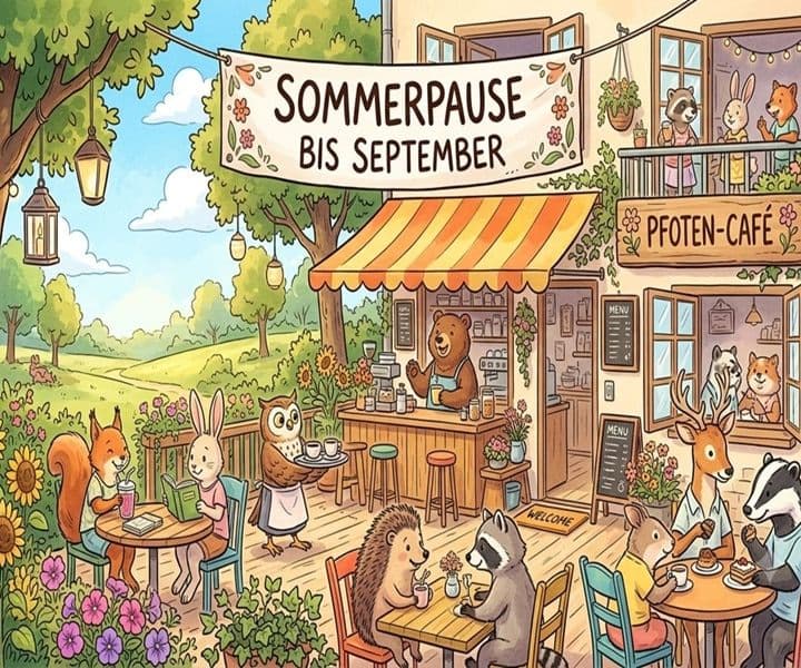 Unsere Cafeteria hat Sommerpause