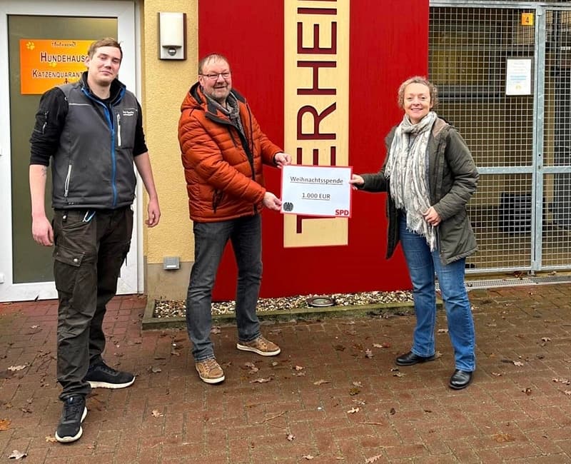 Bundestagsbesuch im Tierheim Bocholt