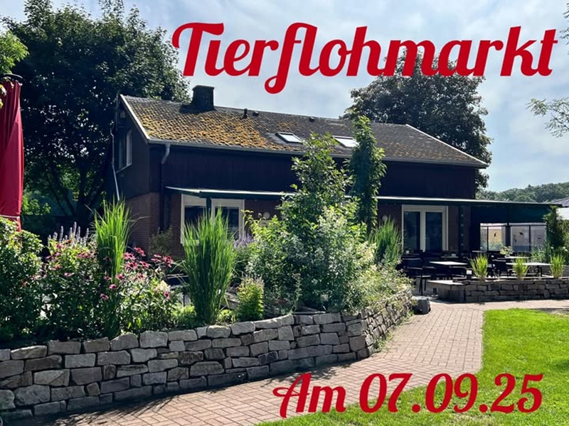 wir laden ein zum Tierflohmarkt am 7. September