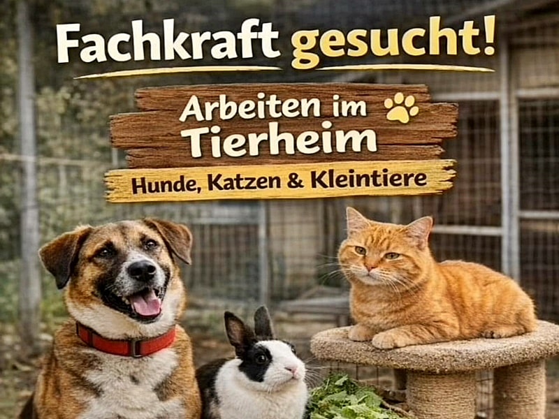 Tierpflege-Fachkraft für unser Tierheim gesucht